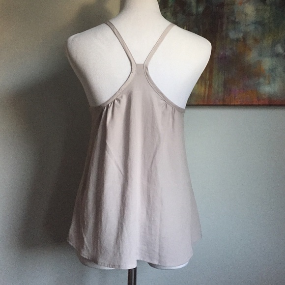 Gray Flowy Cami top Y2K - Picture 2 of 2